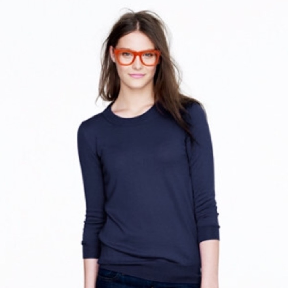 Navy J. Crew Tippi Sweater